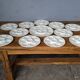 Chantilly shellfish slurry service, 12 plates