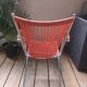 Armchair foldable child vintage 60's "scoubidou" orange