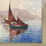 Geo Duchesne (20th century), Framed and signed marine