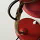 Vintage desk lamp from the 50s/60s in red & brass.