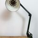 Industrial Green Enamel Adjustable Table Lamp, 1960s