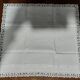 Old white cotton pillowcase 63 x 69 cm