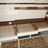 White vintage formica kitchen furniture