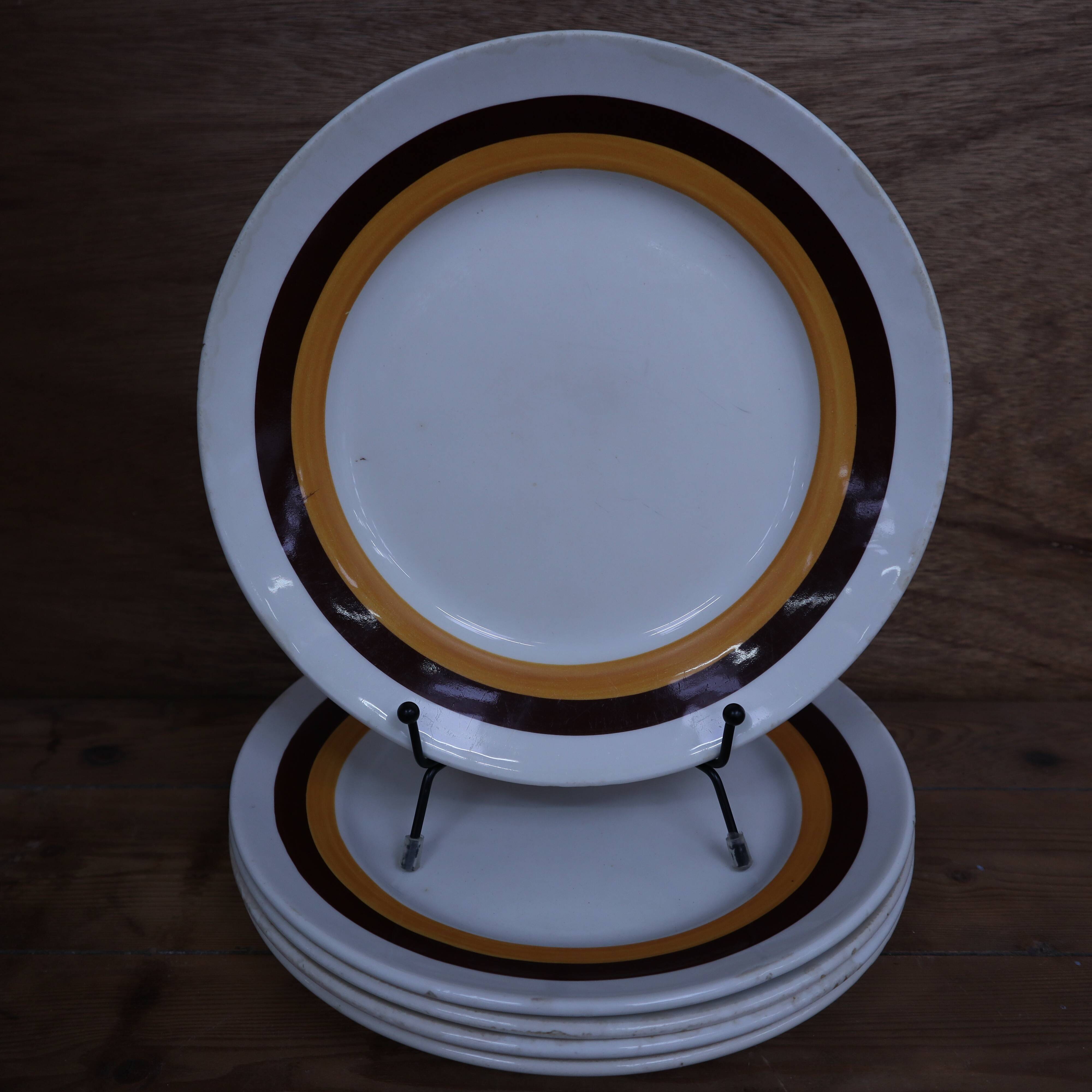 5 Assiettes plate Moulin des Loups "St Trop"