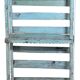 Freestanding or wall-mounted shelf in old Burmese teak
