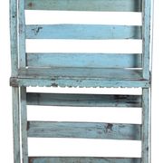 Freestanding or wall-mounted shelf in old Burmese teak