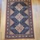 Midnight blue wool Persian rug