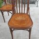 6 bistro chairs, pattern on the seat