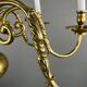 Classic Style Gilded Brass Chandelier, 20th Century