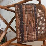 Old wicker trunk