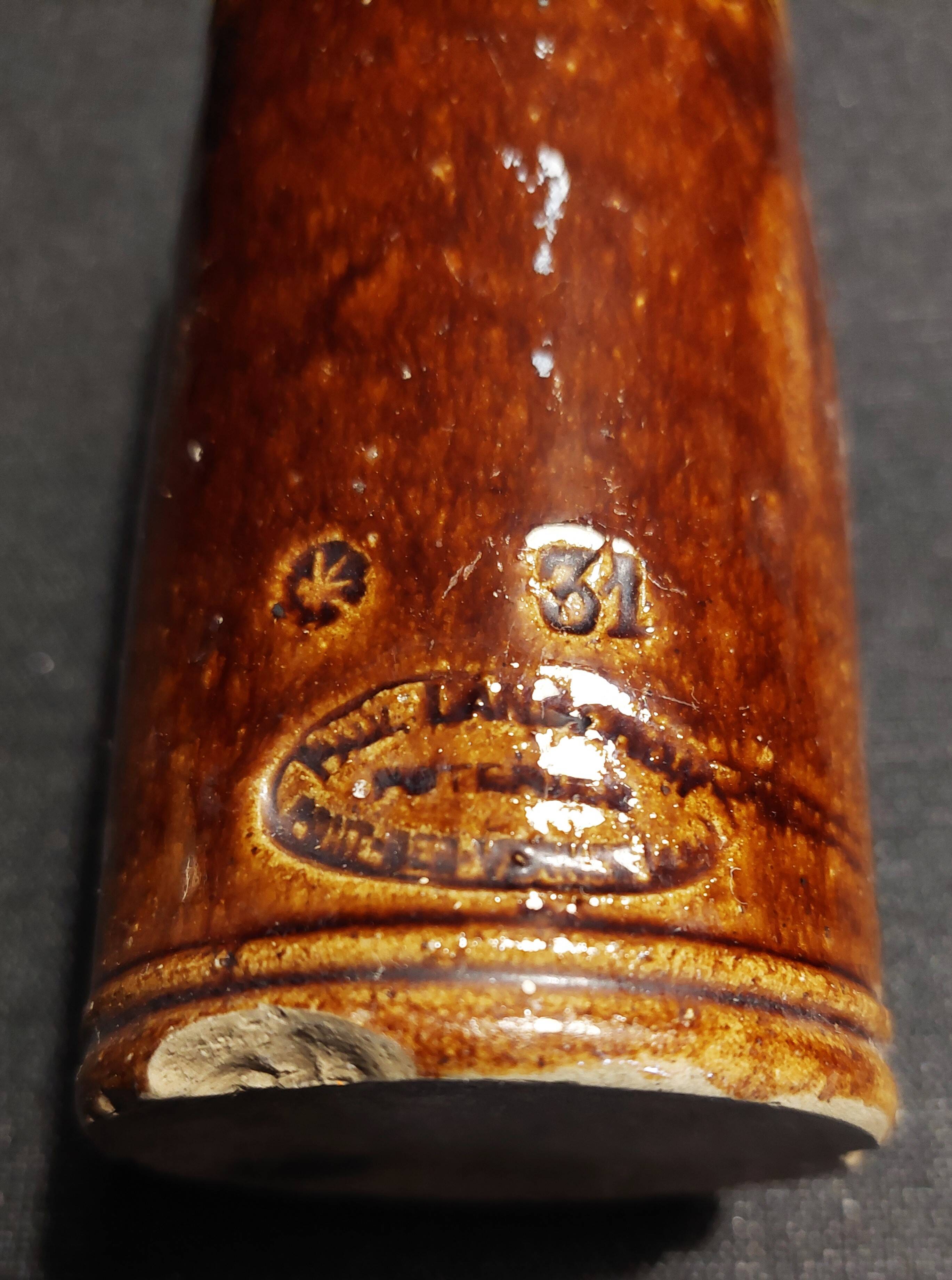 Japanese ink bottle Paul Langeron Pont des Vernes early 20th century