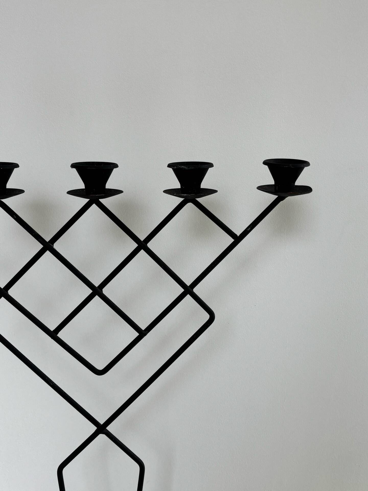 Metal chandelier