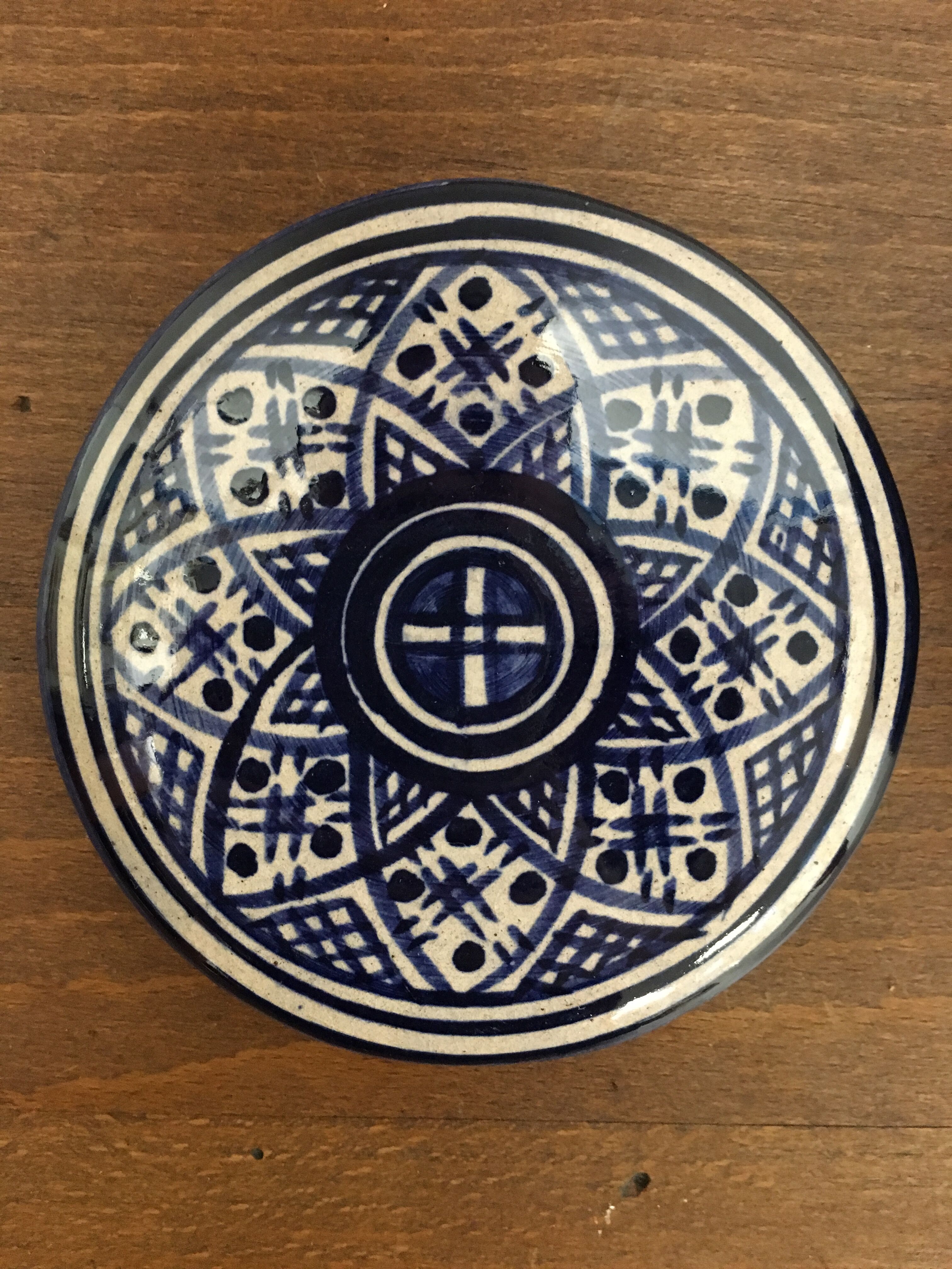 Moroccan ceramic box
