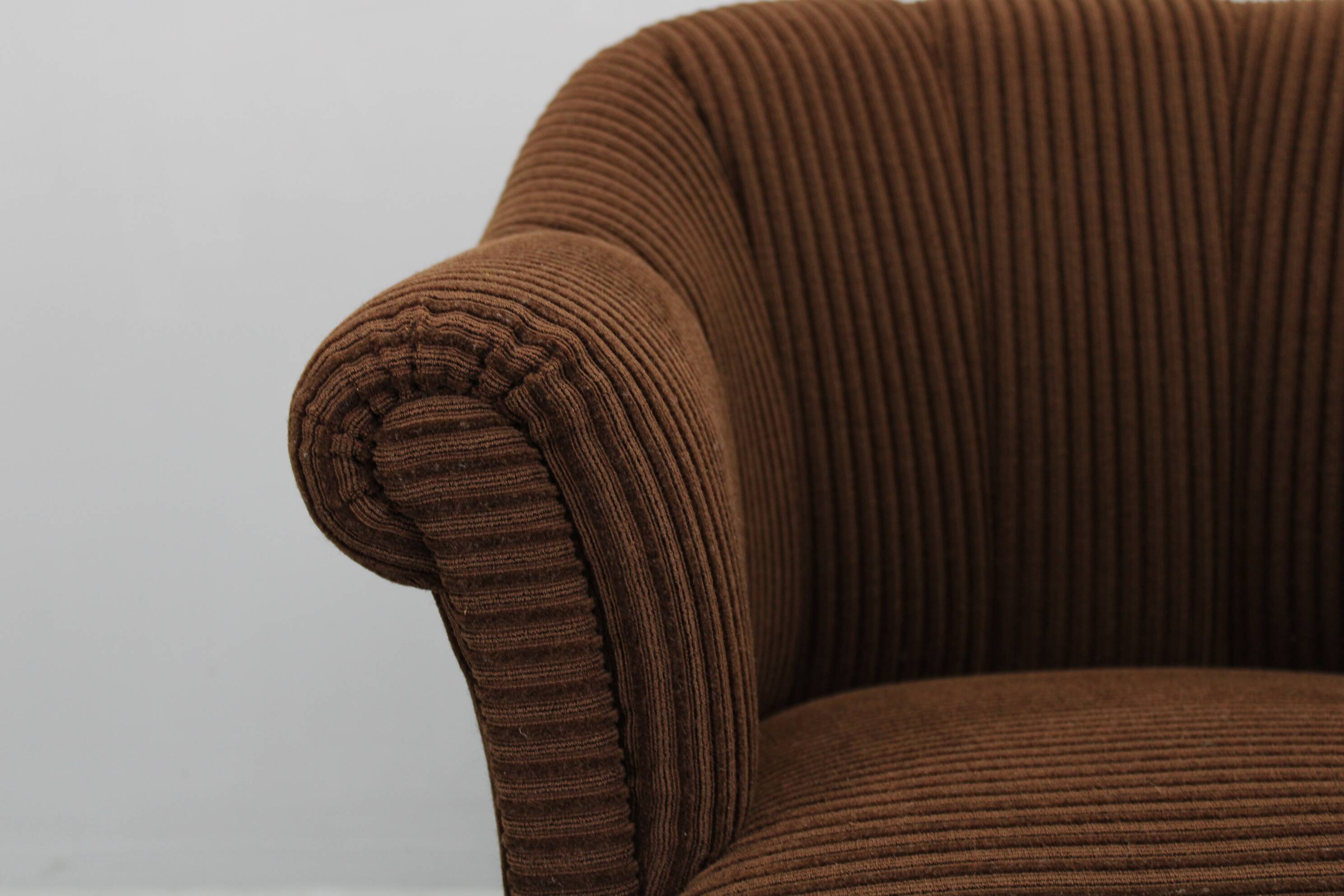 1940s Club Armchair, Czechoslovakia