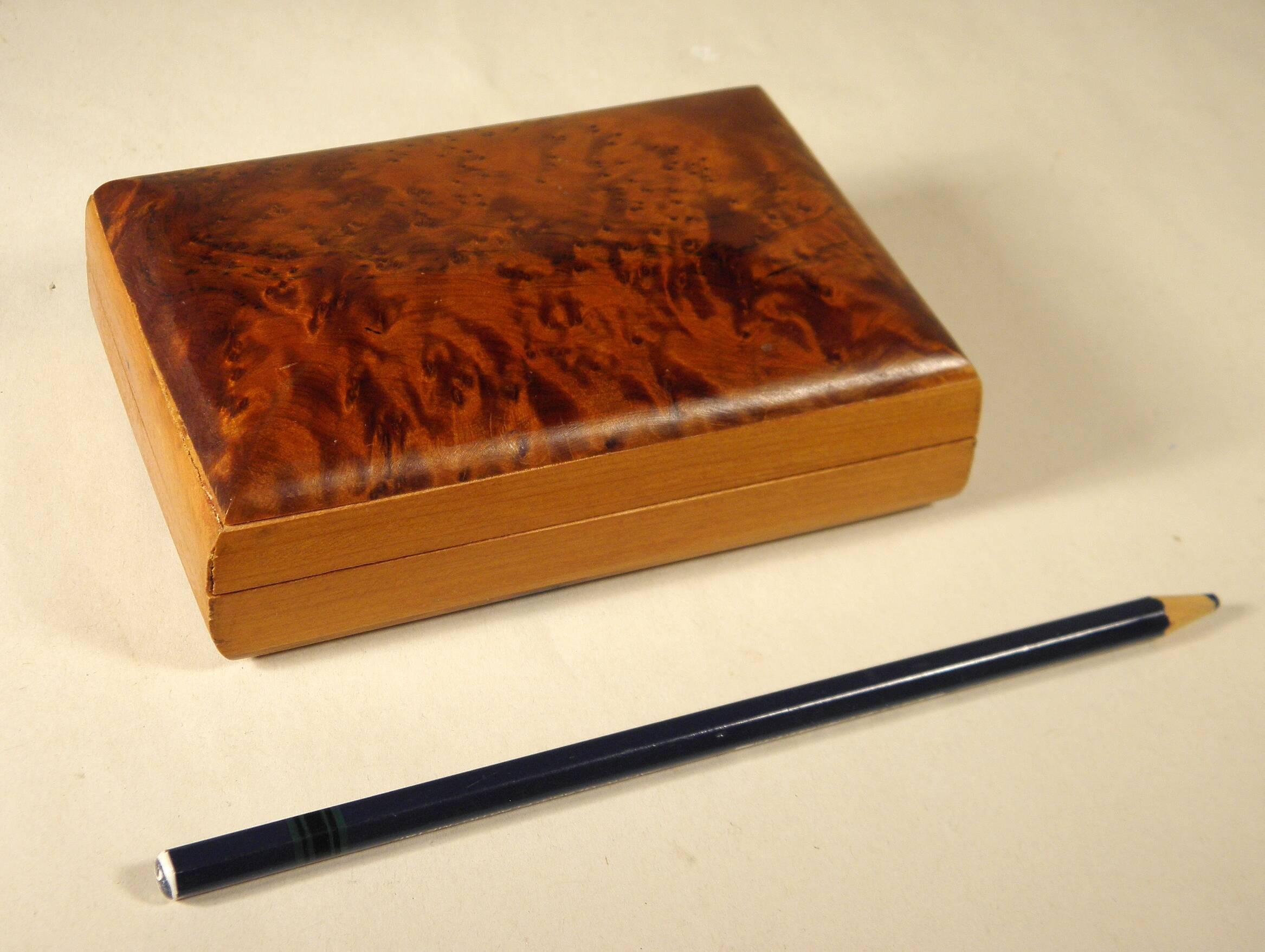 Thuja burl box 13 x 9