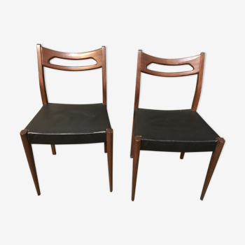 Paire de chaises style scandinave