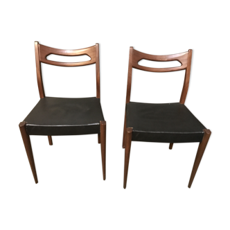 Pair of Scandinavian-style chairs