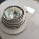 Vintage Ikea white ceiling light with 3 adjustable spots 90's