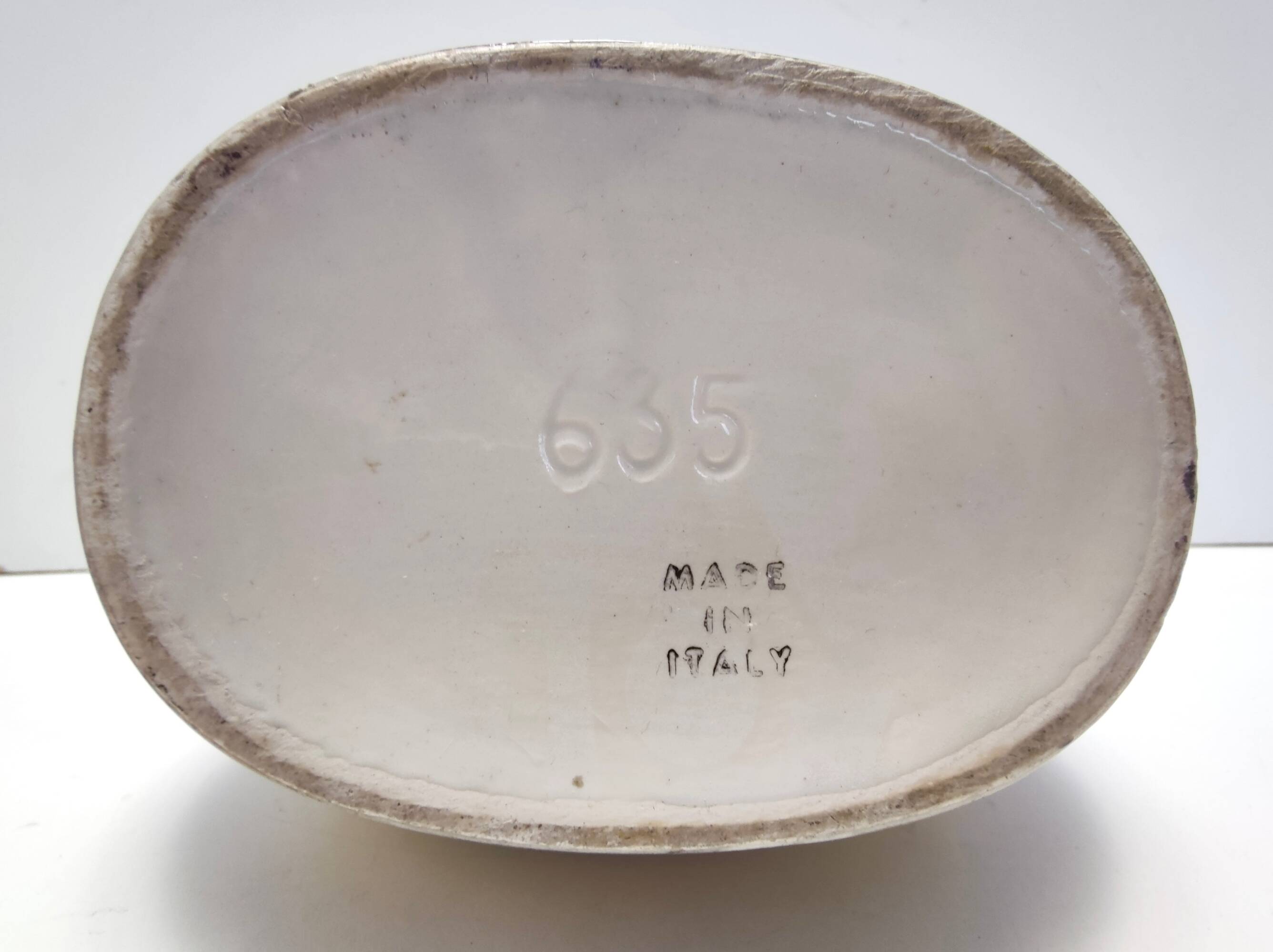 Ceramic Vase Attributed to Italo Casini with Iridescent Colors, Italy