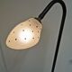 Pair of vintage floor lamps, magazine holders from the 50s