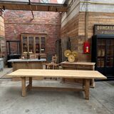 Grande table d’office Début XXème en chêne massif