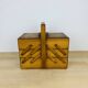 60s wood worker, sewing box