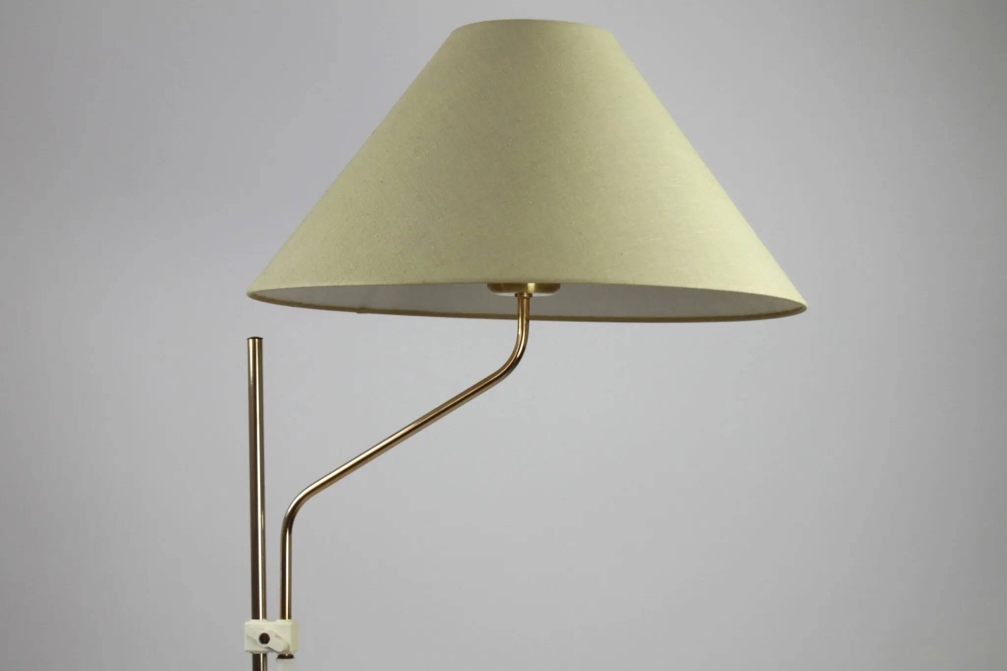 Brass Floor Lamp, Model G295 by Belid, Sweden —  Late1970s/ Early1980s