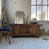 Established former brutalist console oak pine