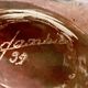 lamp or vase - glass paste - signed Gambier - dated or No. 99 - size XXL