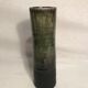 Old Gander vase model my - cylinder ceramic black & green flowers to decoration