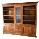 Large solid wood dressing room bookcase
