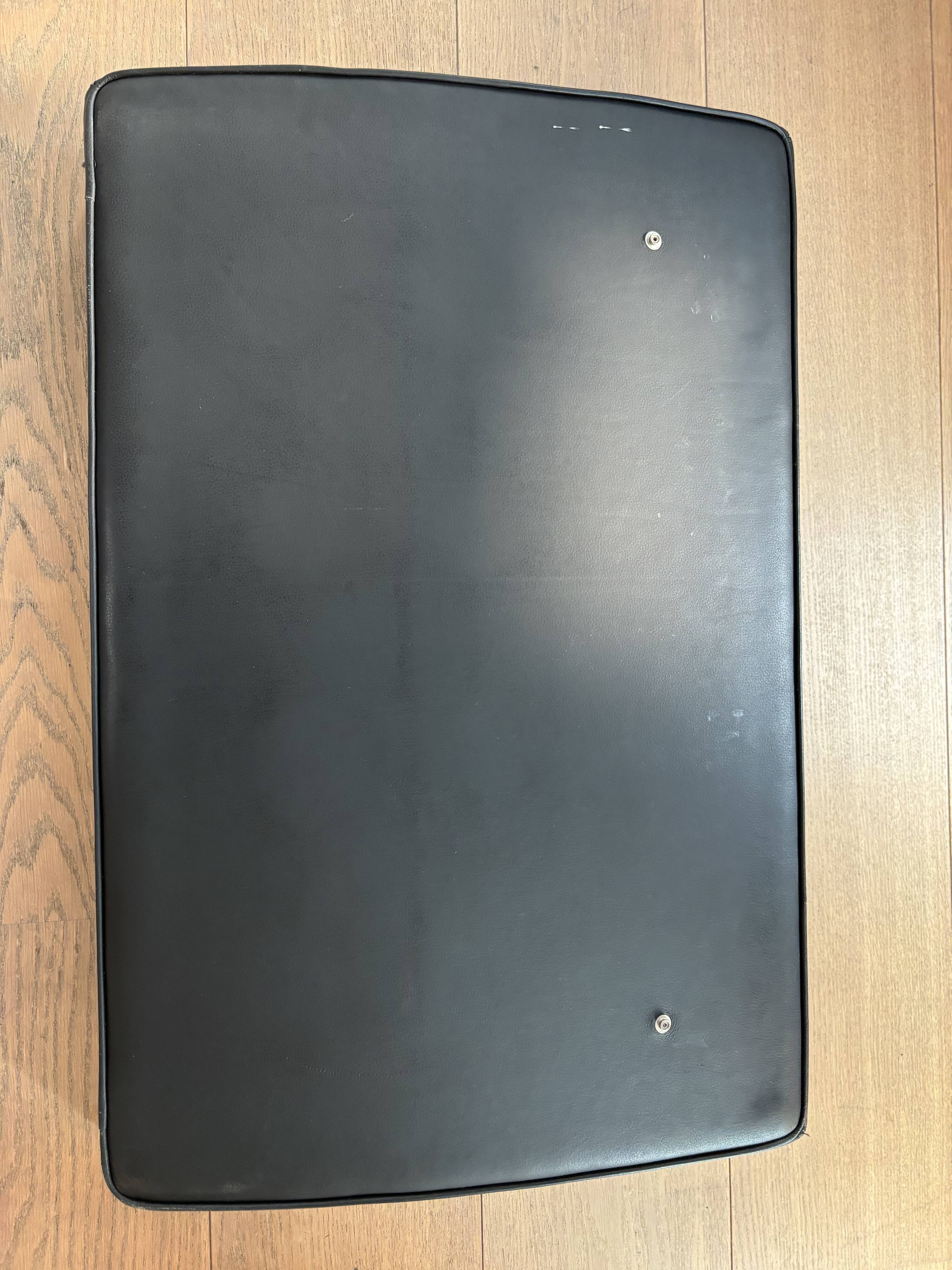 "Barcelona" chair and ottoman by Mies van der Rohe