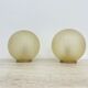 Pair of 2 glass swirl lamps, 1970 Italy