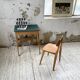 Bureau et chaise enfant pieds compas