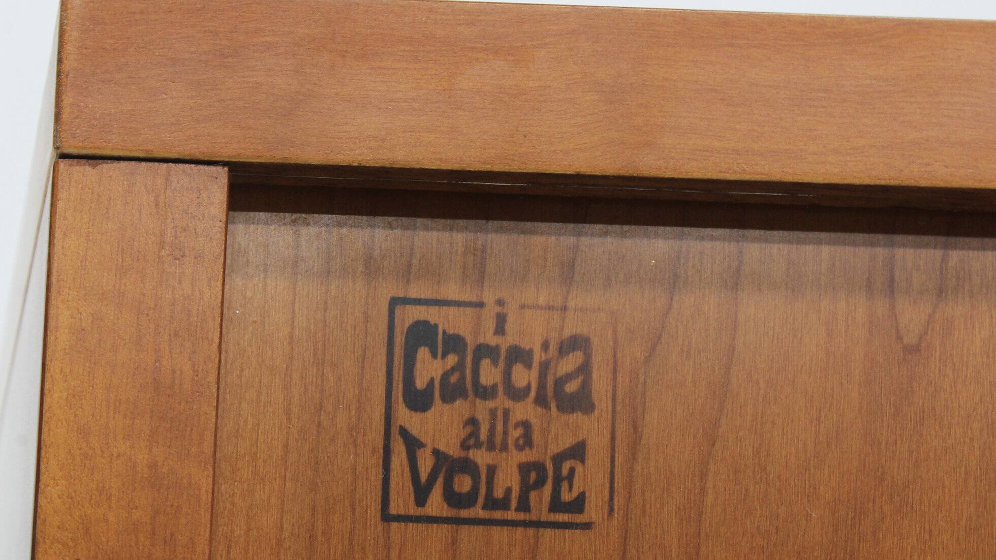 Brutalist Italian sideboard Caccia alla Volpe by Linea Arredo
