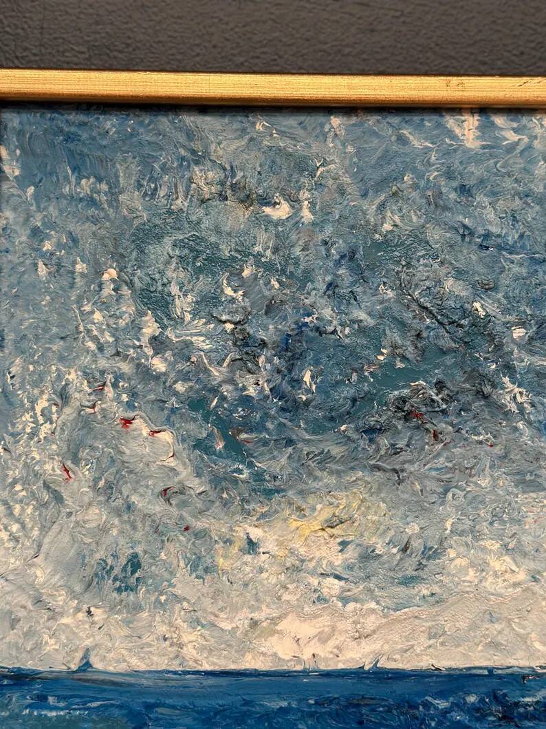 Original Oil on Swedish Panel - "Red Oak at Råå" by Stig Allan - Signed - Dated 1983 - Framed - 53 × 38 cm (20.9" × 15")