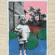 Pastels gras sur photo ancienne brighton 1928