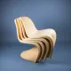 4 Vitra replica chairs — Verner Panton