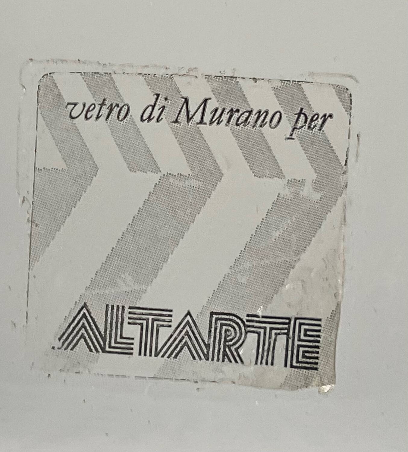 Half-moon Murano lamp