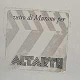 Half-moon Murano lamp