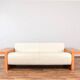 Italian Leather Sofa from Giorgetti, 1980s.
