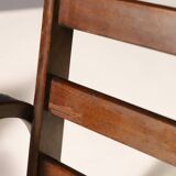 Koželka & Kropáček armchair, 1940s, silver medal – Milan Triennale 1946, restored bentwood frame