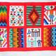 Vintage Berber Kilim, traditional wall tapestry from the popular art of Gafsa