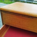 Scandinavian teak dressing table chest of drawers