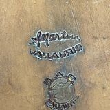 Vallauris iridescent ceramic gratin dish