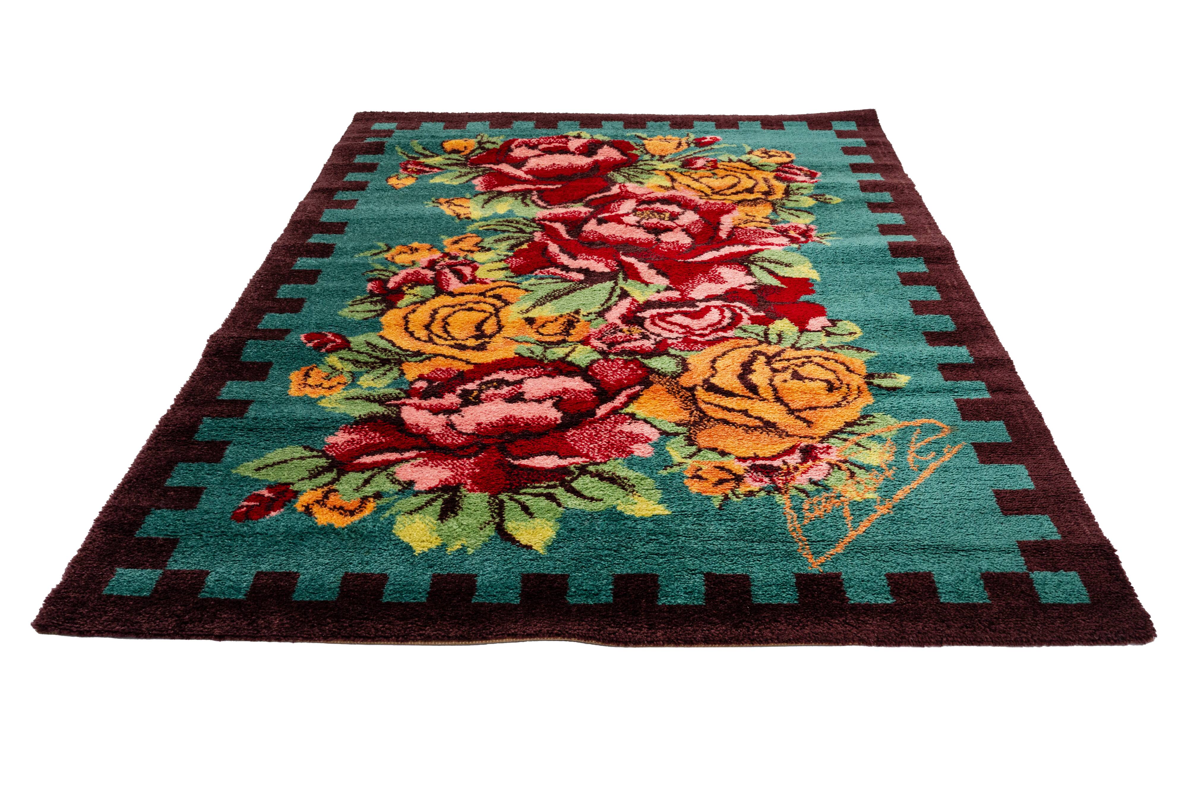 Scandinavian Modern Rug by Ege Axminster A/S, Denmark, 1980s
