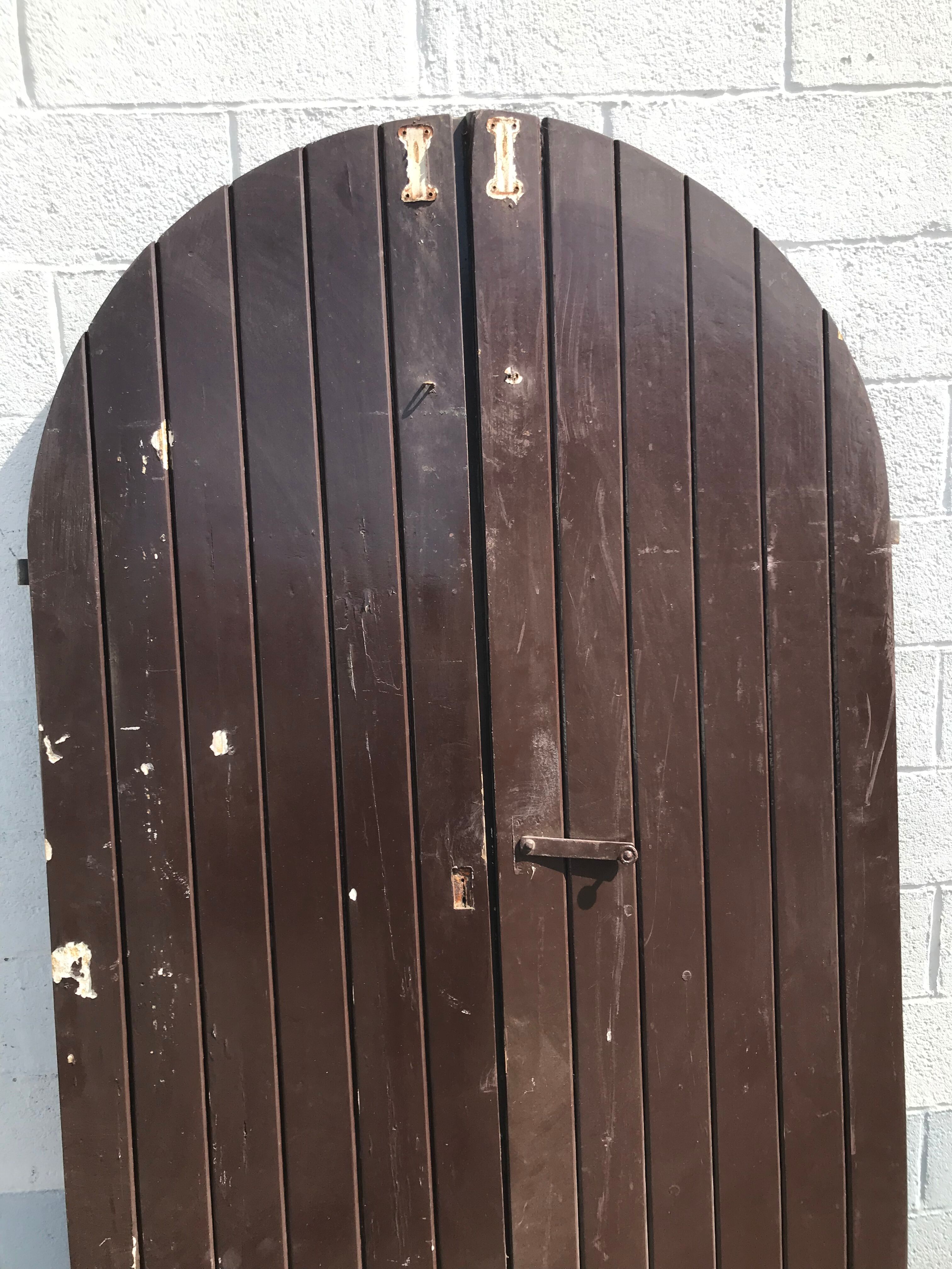 Pair of old shutters