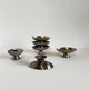 Set Of 6 Vintage Modernist Oval Shaped Small Ice Cream/Snack Cups