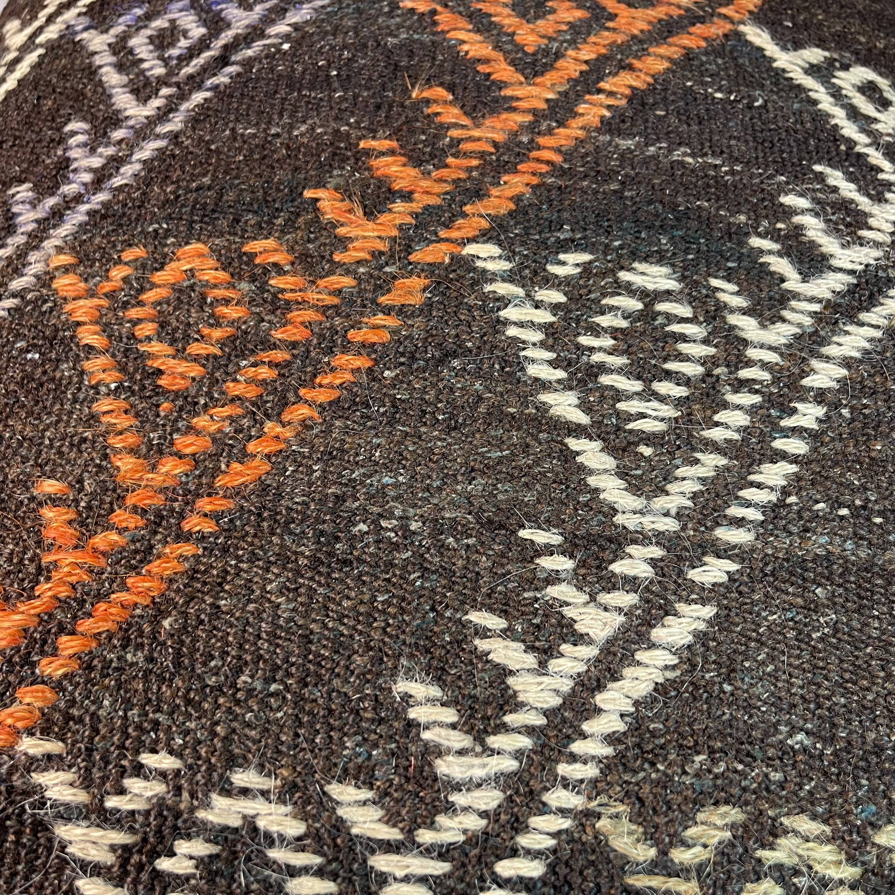 Vintage turkish kilim cushion cover , 55 x 55 cm