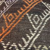 Vintage turkish kilim cushion cover , 55 x 55 cm